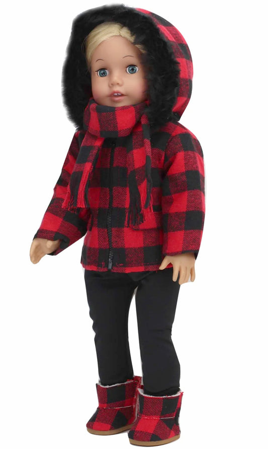 Buffalo Check Coat Outfit