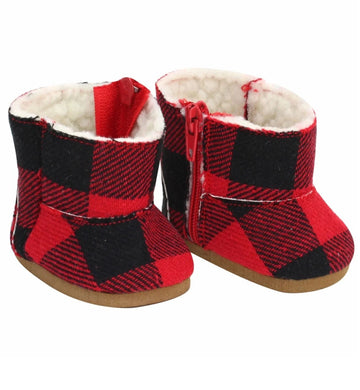 Buffalo Check Plaid Boots