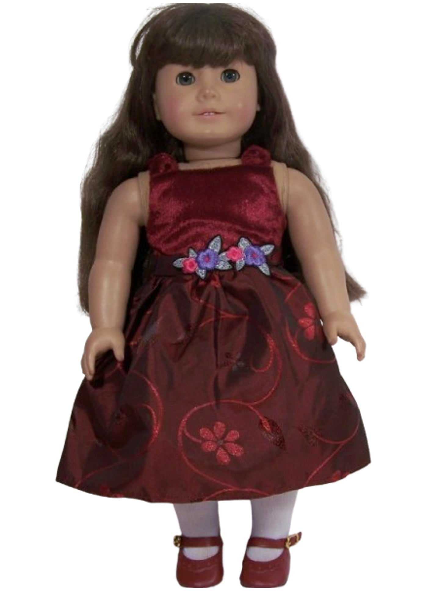 Burgundy Party Dress