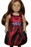 Burgundy Party Dress
