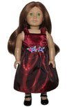 Burgundy Party Dress