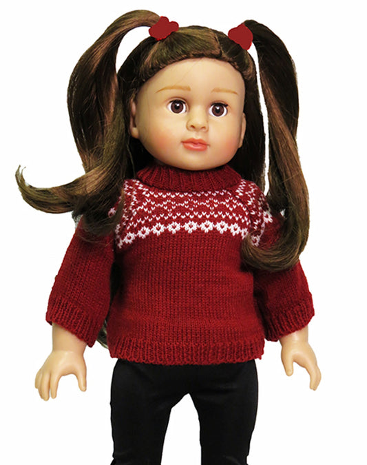 Burgundy Sweater Set