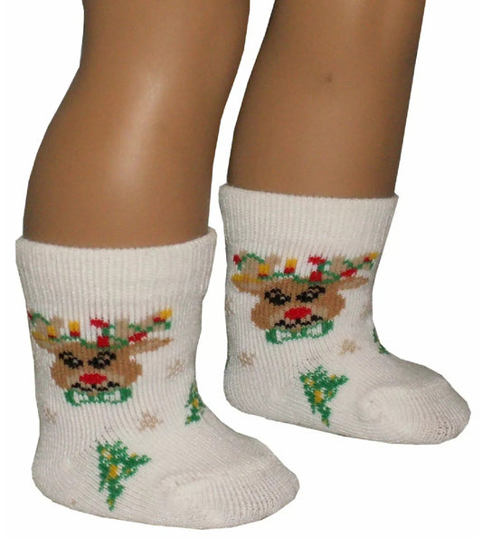 Christmas Reindeer Socks