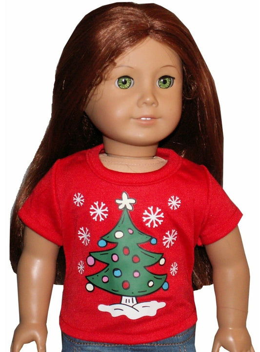 Red Christmas Tree Tee