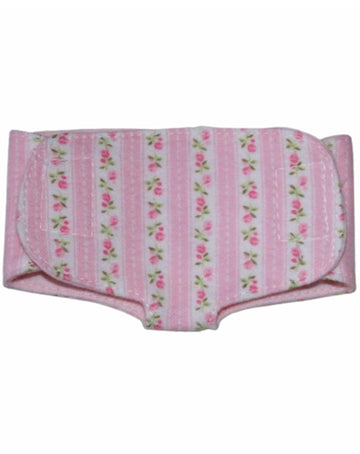 Pink Floral Diaper