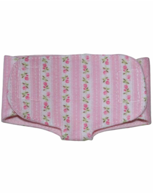 Pink Floral Diaper