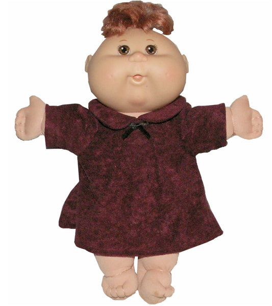 Wine Velour Dress