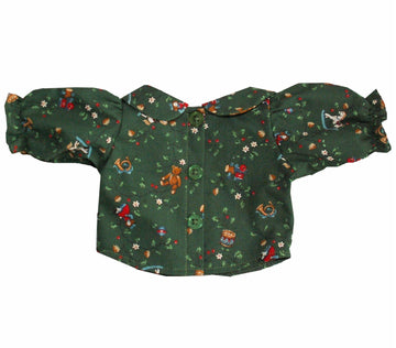 Green Christmas Blouse