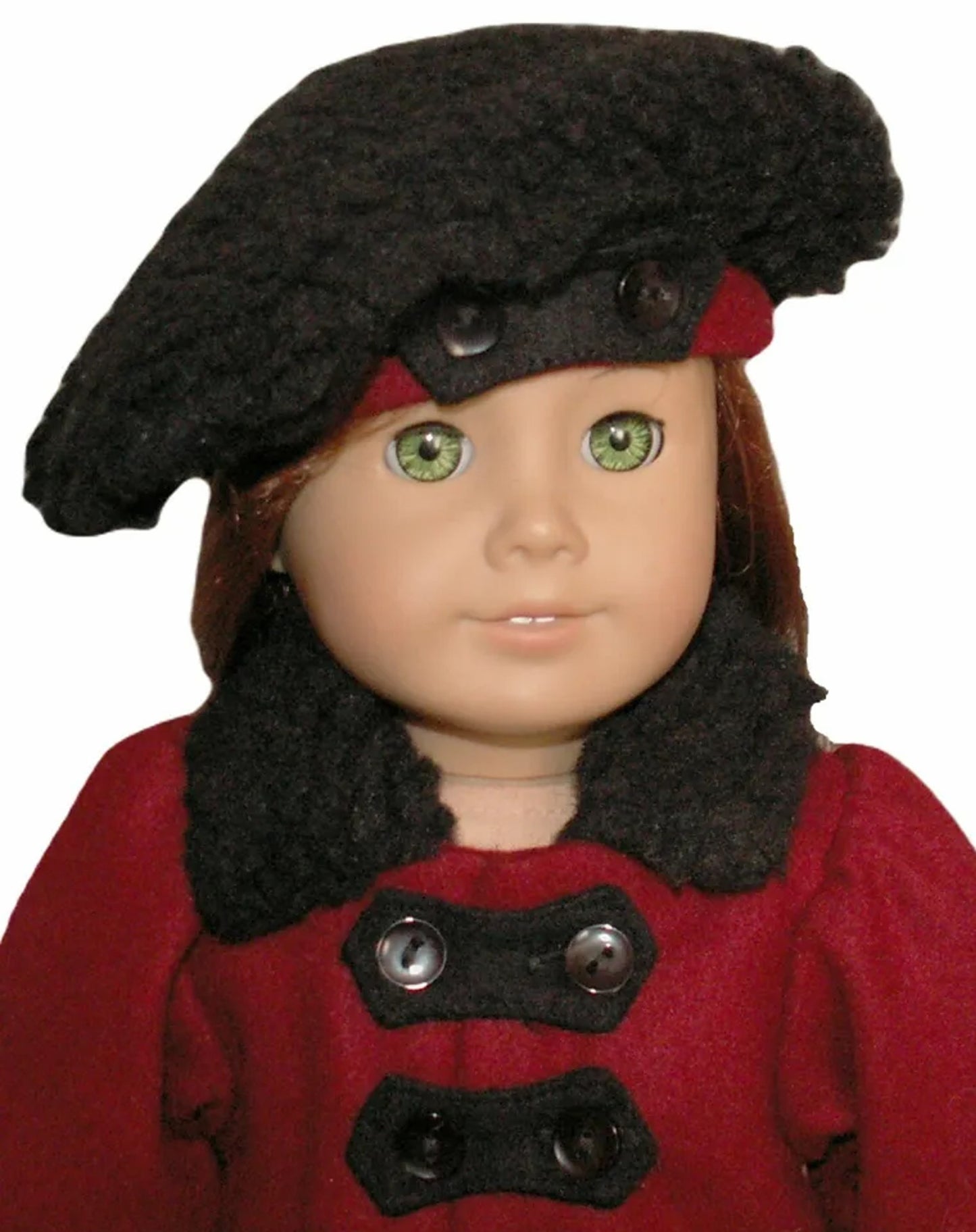 Crimson Victorian Wool Coat