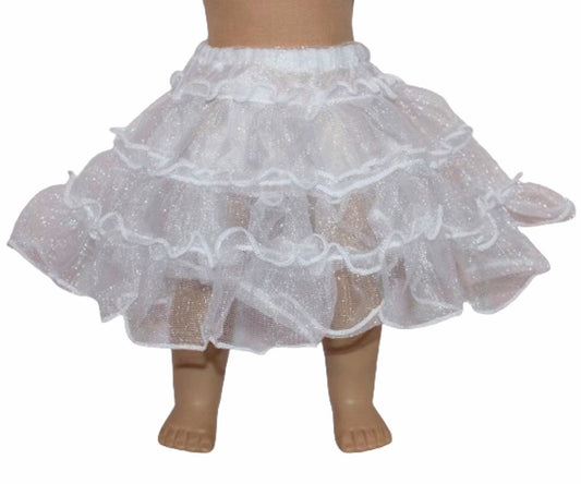 7" White Petticoat / Crinoline