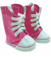 Dark Pink High Tops