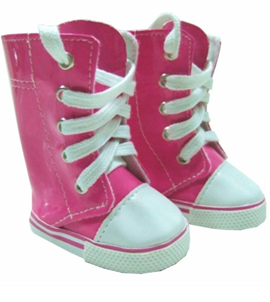 Dark Pink High Tops