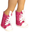 Dark Pink High Tops