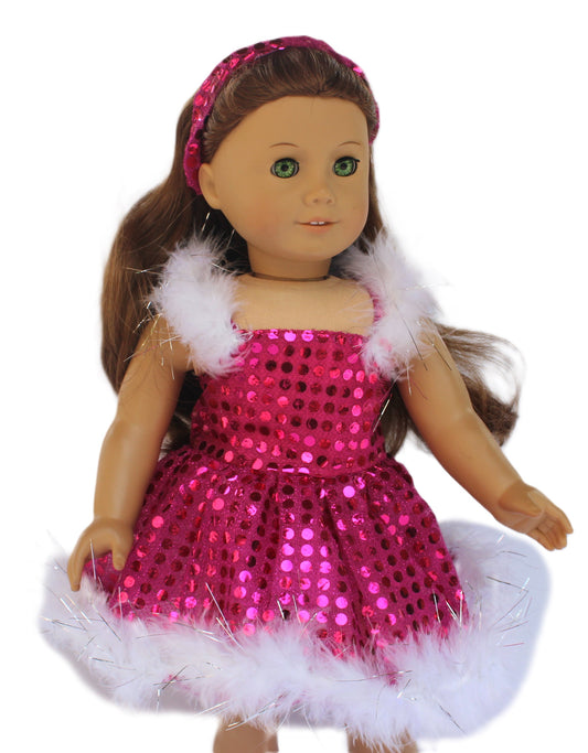 Dark Pink Skating Dress
