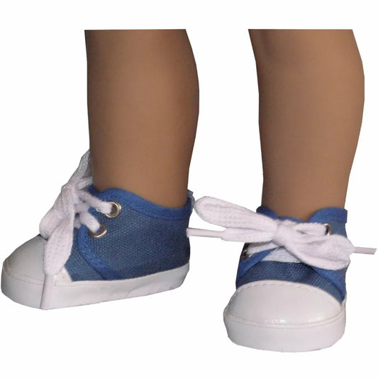 Blue Denim Canvas Sneakers