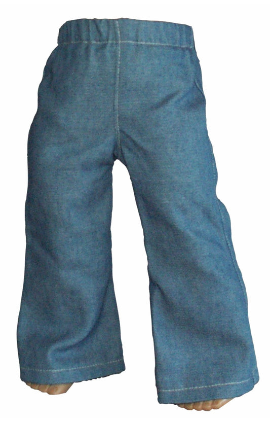 Denim Flared Pants