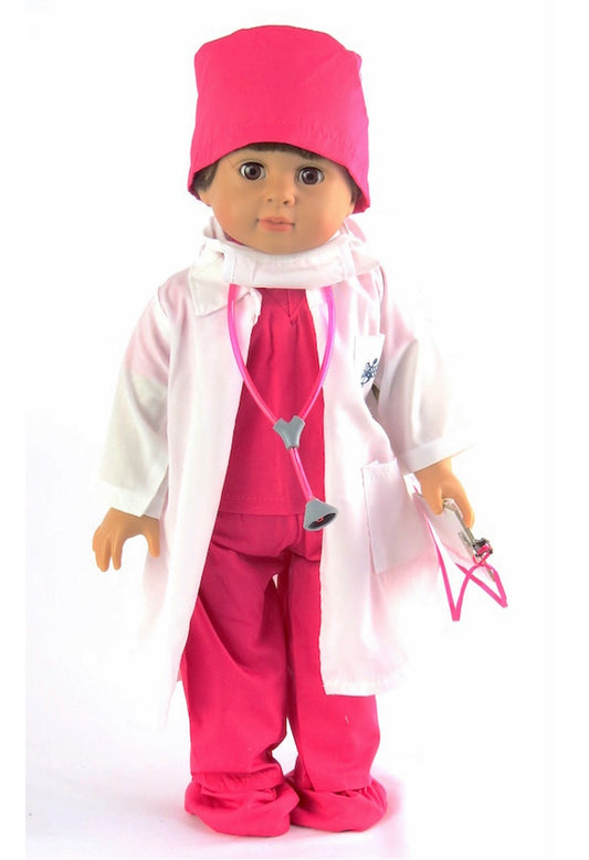 Doctor Scrubs Set - Pink