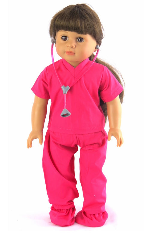 Doctor Scrubs Set - Pink