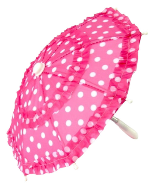 Pink Polka Dot Umbrella