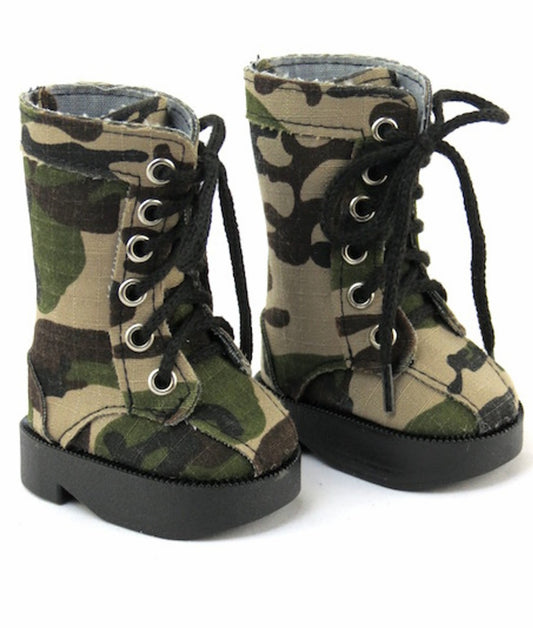 Green Forest Camo Boots