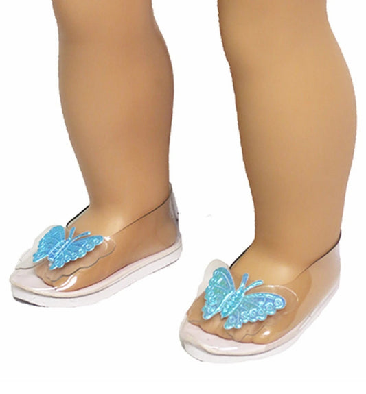 Cinderella Glass Butterfly Slippers