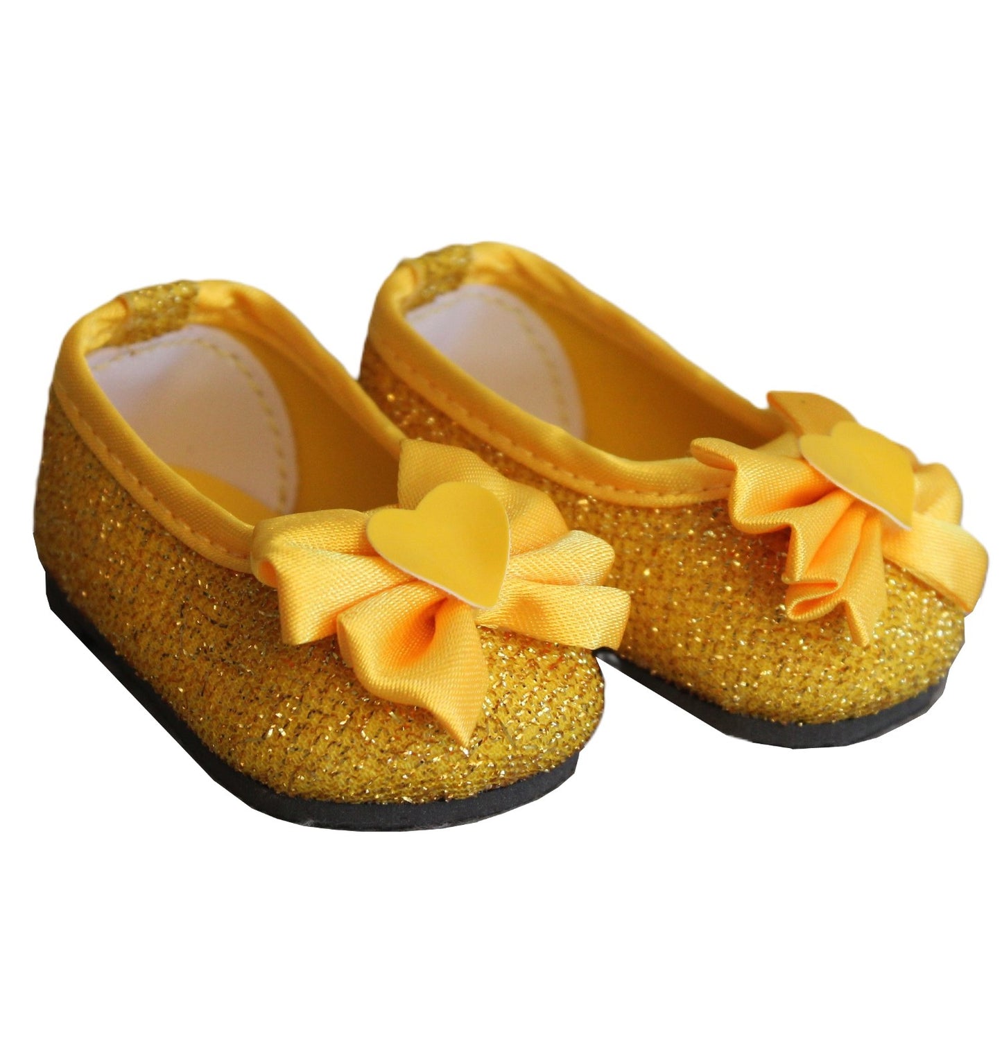 Gold Glitter Flats