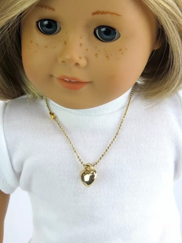 Gold Heart Necklace