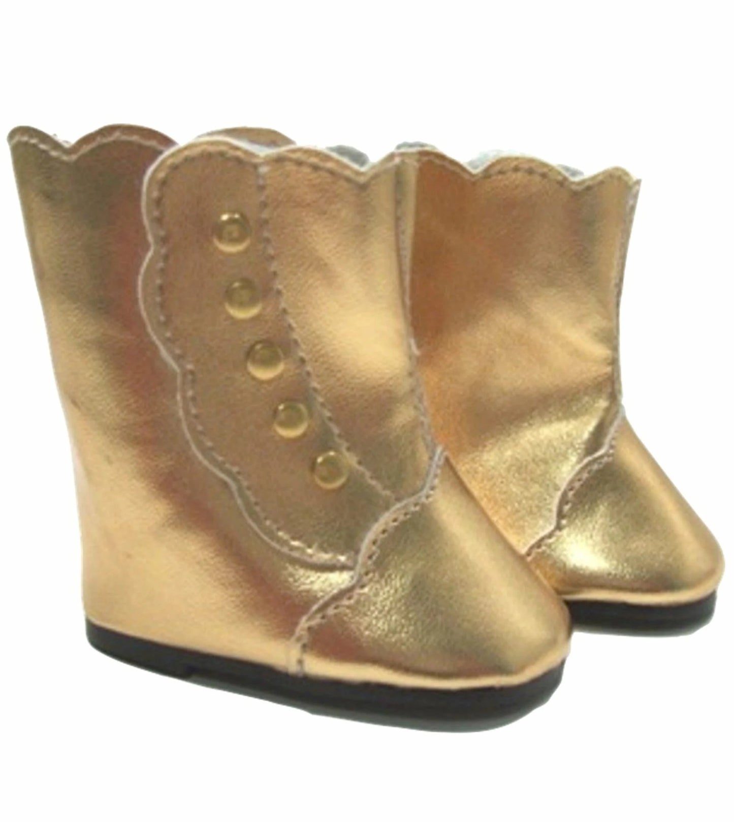Gold Victorian Boots