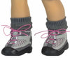 Gray & Pink Hiking Boots