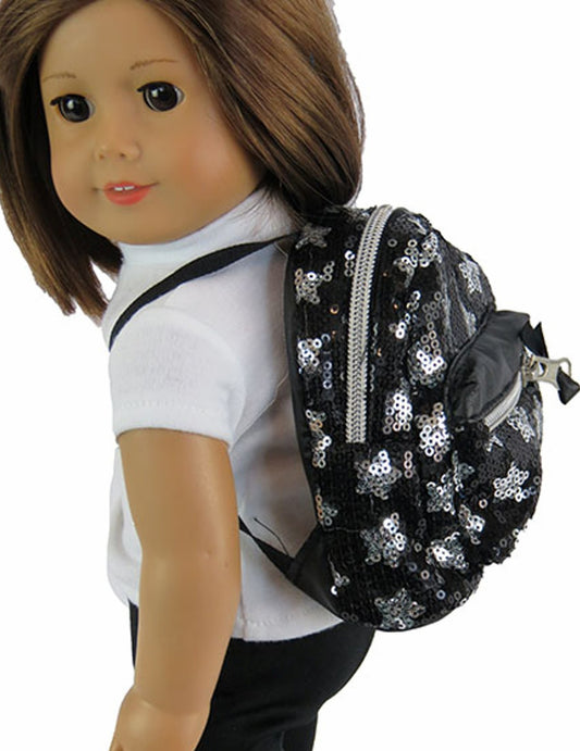 Gray Stars Backpack