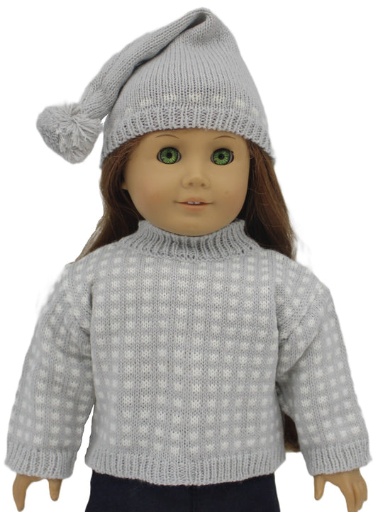 Gray Sweater & Hat