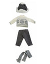 Gray Winter Sweater Set