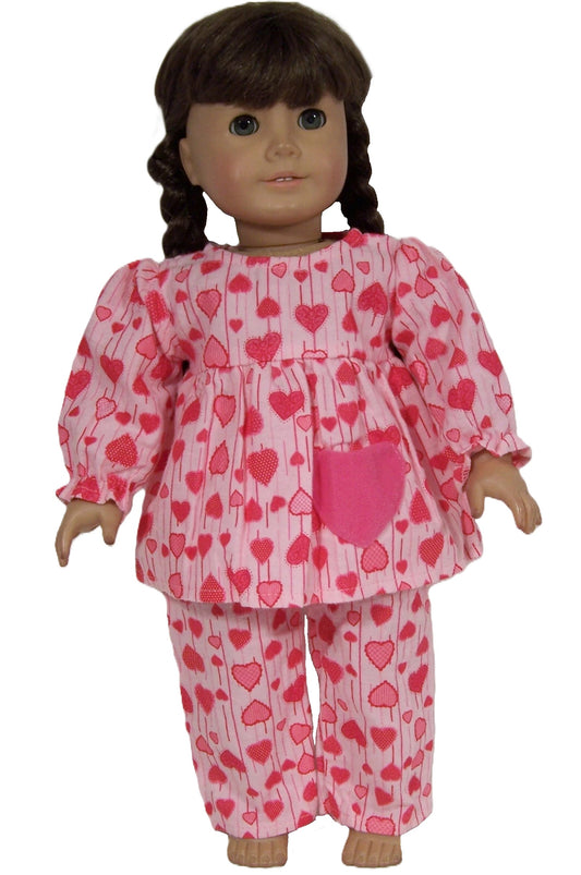 Pink Heart Pajamas