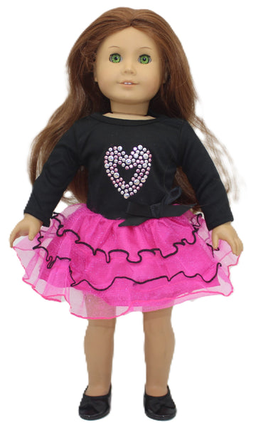 Black & Pink TuTu Dress