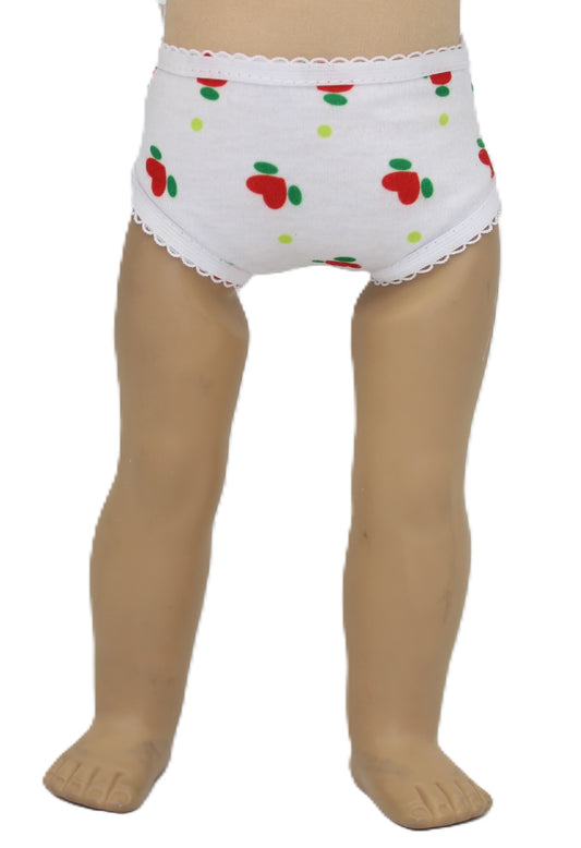 Hearts on White Panty