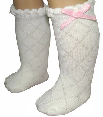 Heavy Diamond Pattern Knee Highs