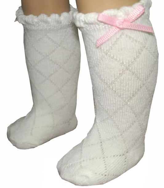 Heavy Diamond Pattern Knee Highs