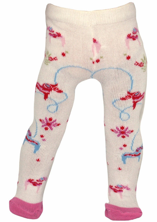 Horses on White Tights