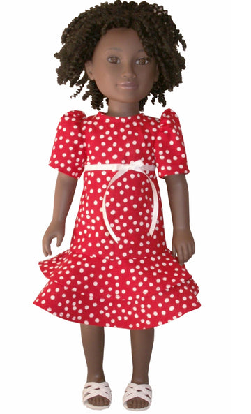 Flounced Skirt Dress