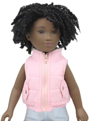 Pink Puffy Vest