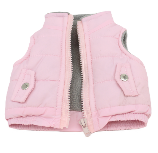 Pink Puffy Vest