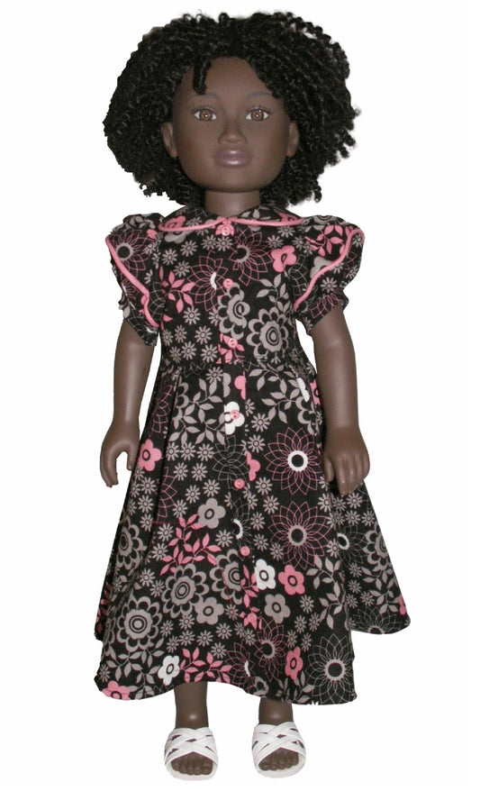 Piped Sleeve Dress