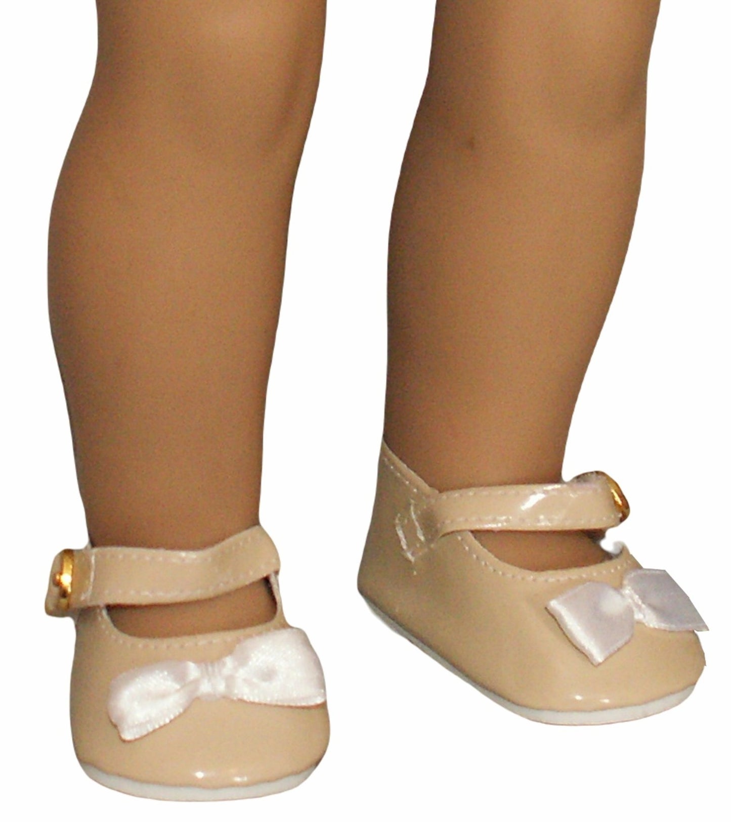 Khaki Creme Mary Janes