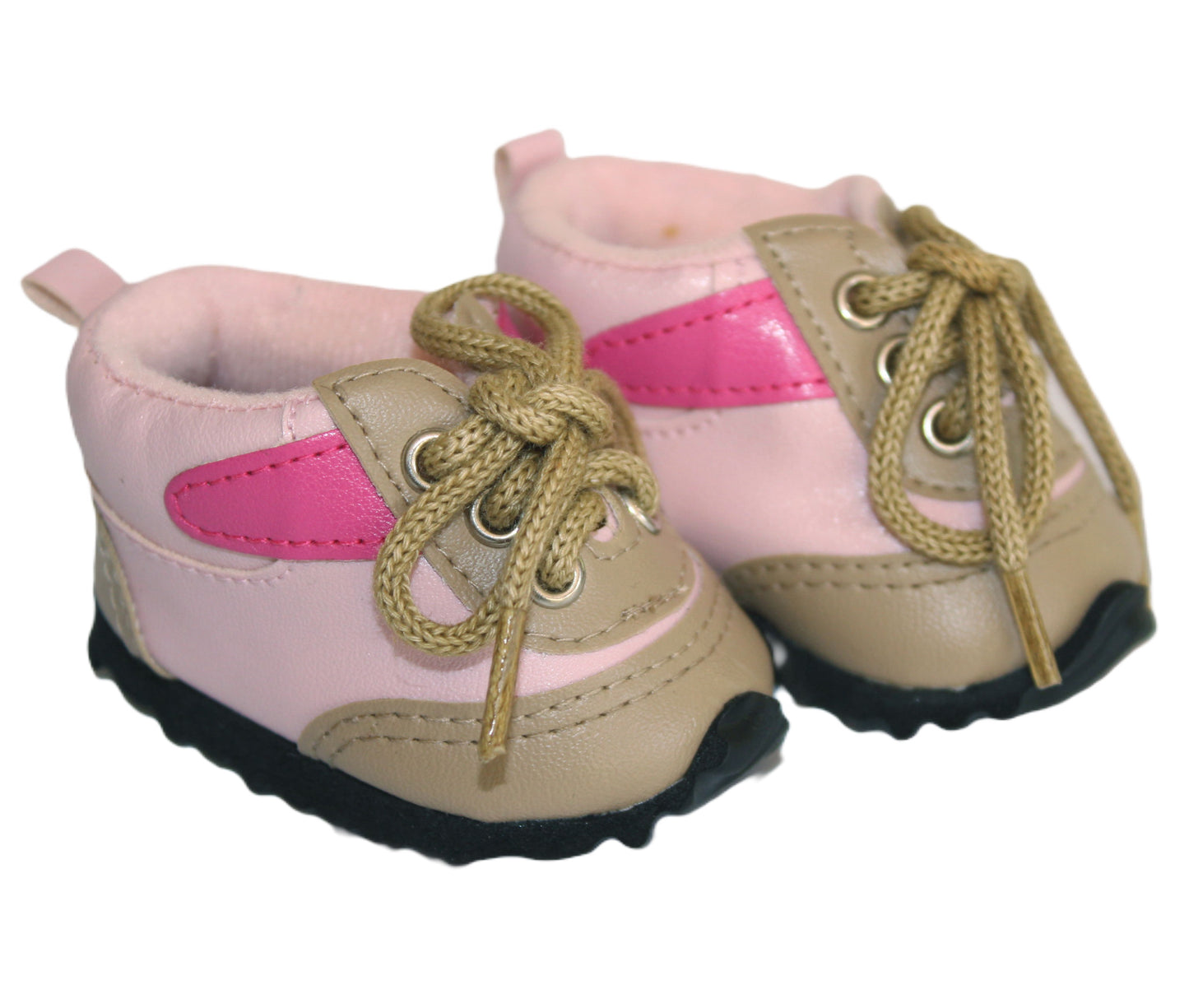 Tan & Pink Hiking Boots