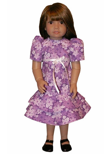 Flounced Skirt Dress
