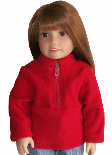 Zip Front Fleece Top
