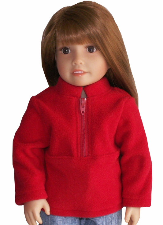 Zip Front Fleece Top