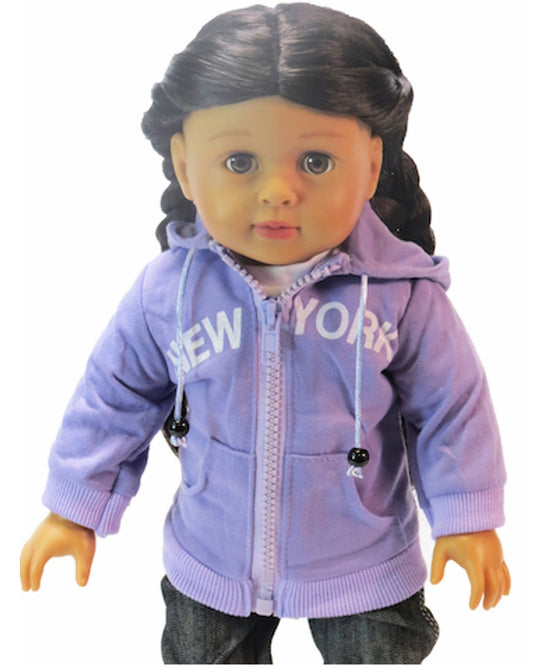 Lavender "New York" Hoodie