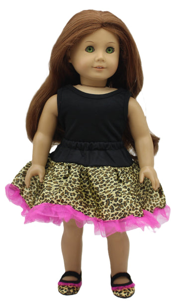 Leopard w/Pink Dance Leotard