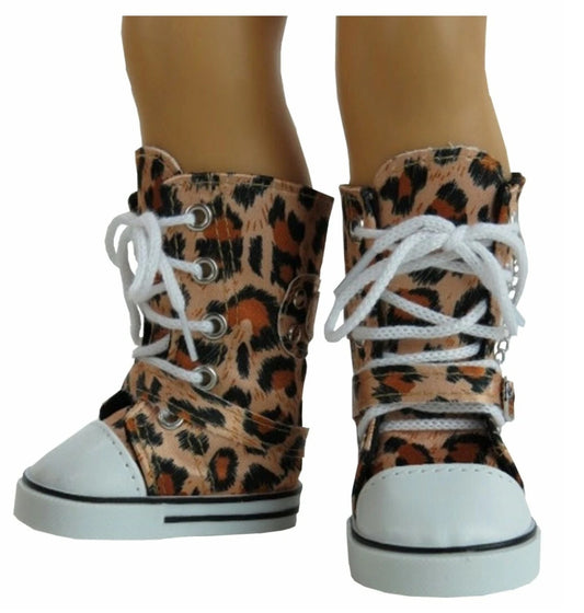Leopard Vinyl High Tops